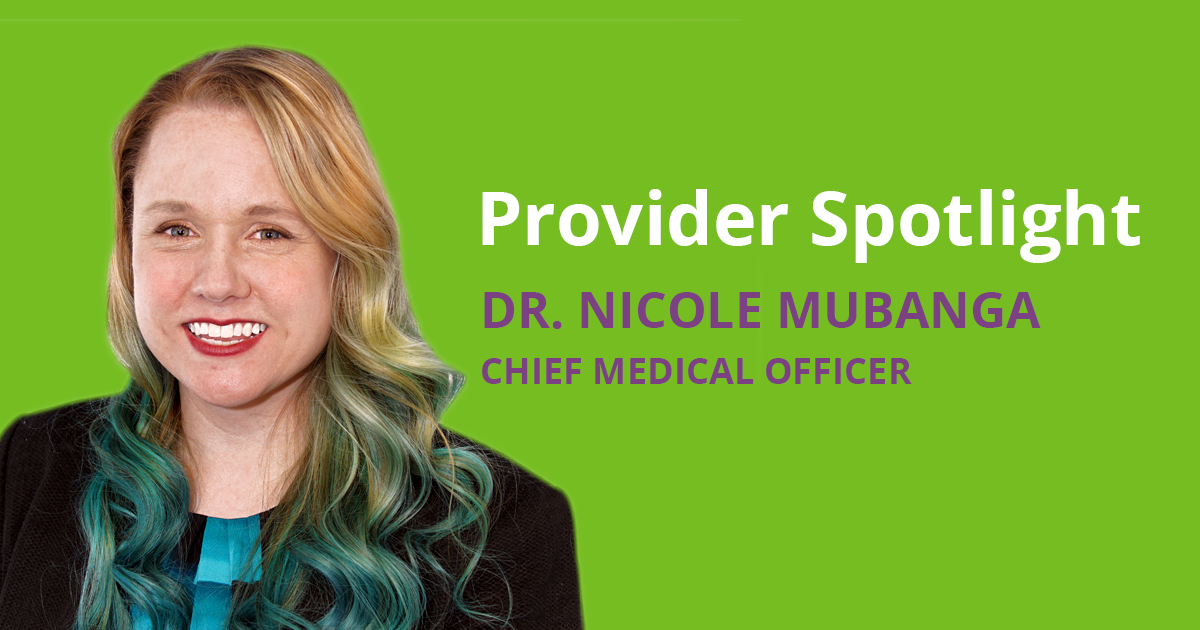 Dr. Nicole Mubanga, Chief Medical Officer