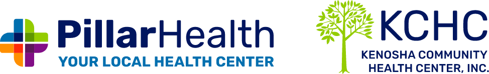 Pillar Health and Kenosha Community Health Center combined logo